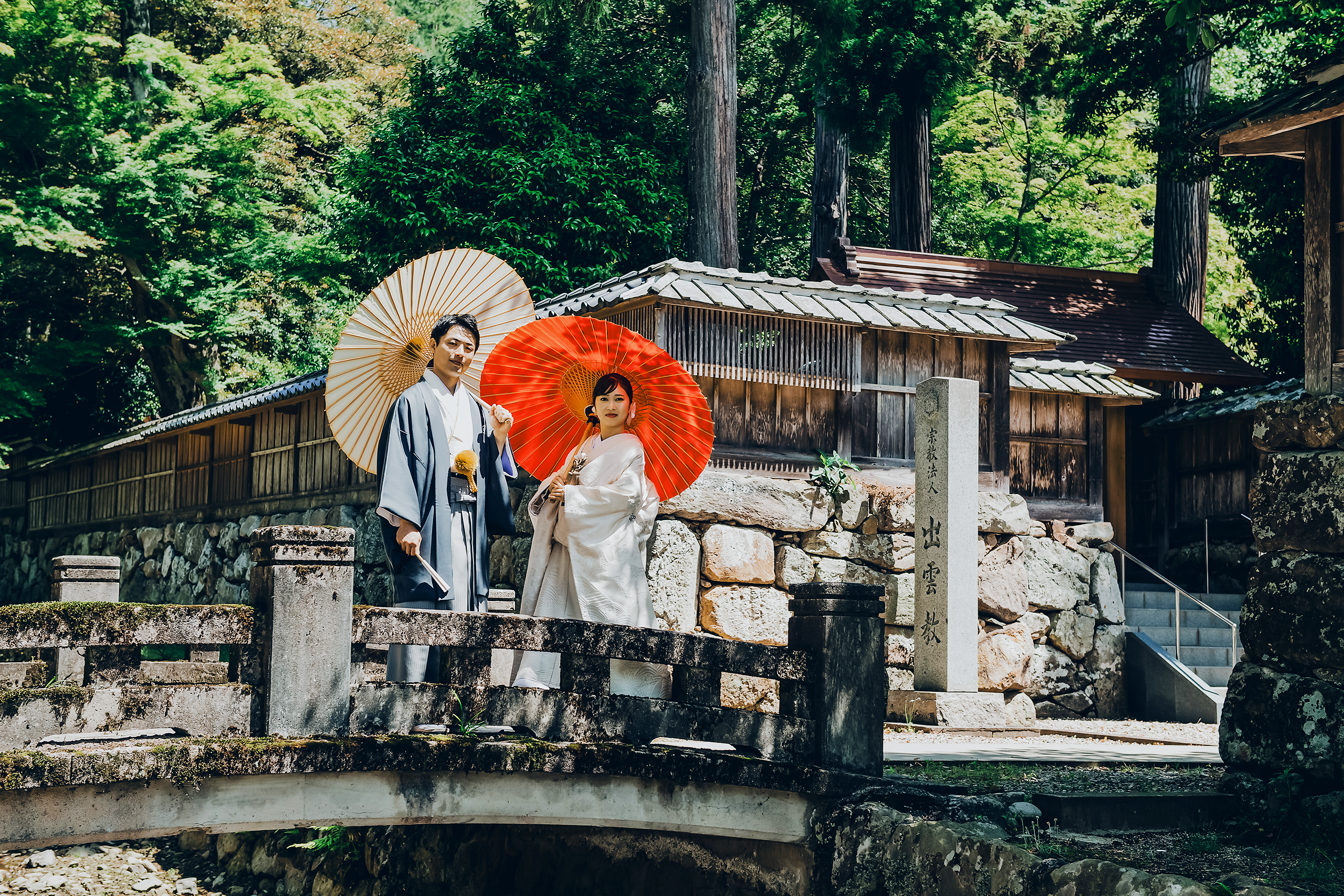 出雲教結婚式場・北島国造館の前撮り